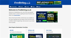 Desktop Screenshot of freebetting.co.uk