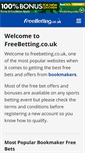 Mobile Screenshot of freebetting.co.uk